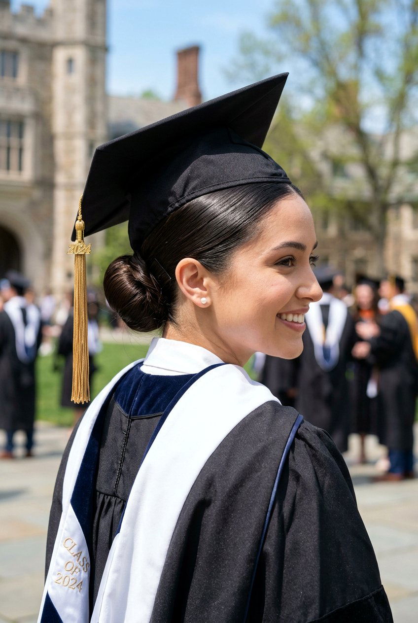 20 Most Beautiful Graduation Hairstyles for Your Big Day