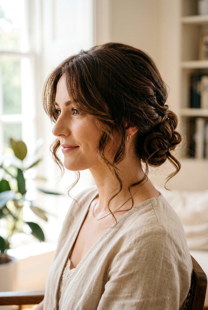 Low bun with face framing pieces - 20 picture day hairstyles - 20 picture day hairstyles