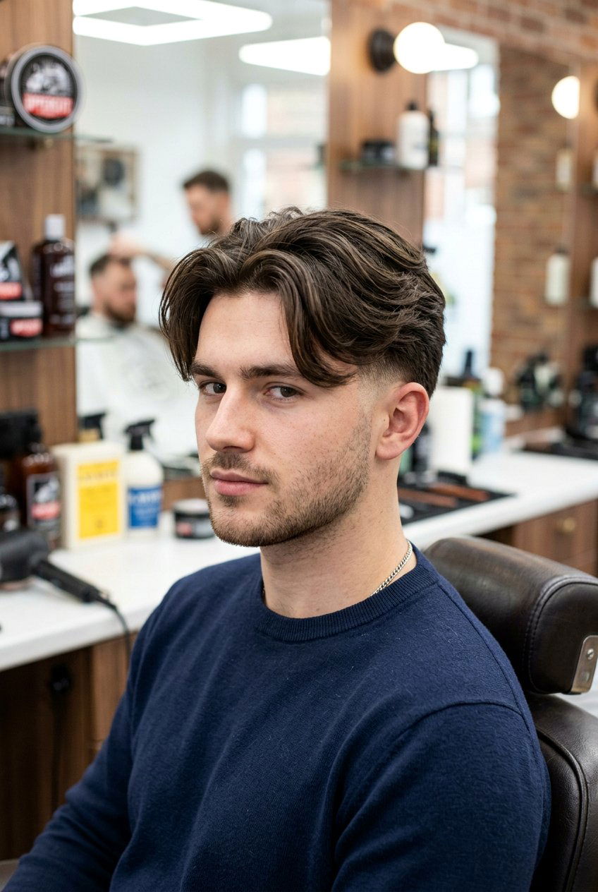 Low fade curtain haircut - 20 curtain haircut for men - 20 curtain haircut for men