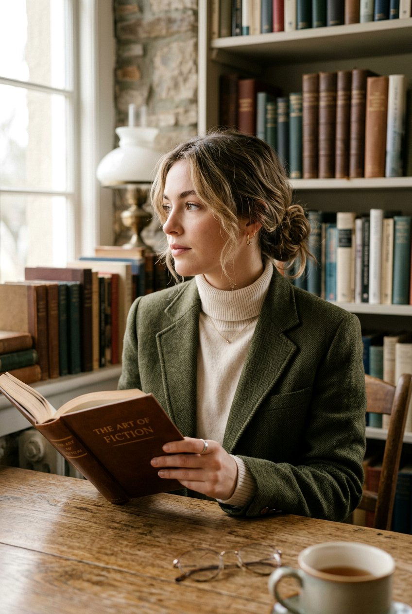 Low messy bun with tendrils - 20 dark academia bun for women - 20 dark academia bun for women