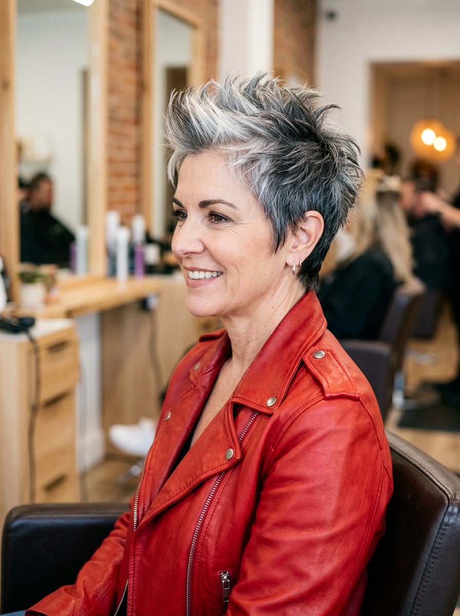 Lowlights for salt and pepper pixie - 20 salt and pepper lowlights - 20 salt and pepper lowlights