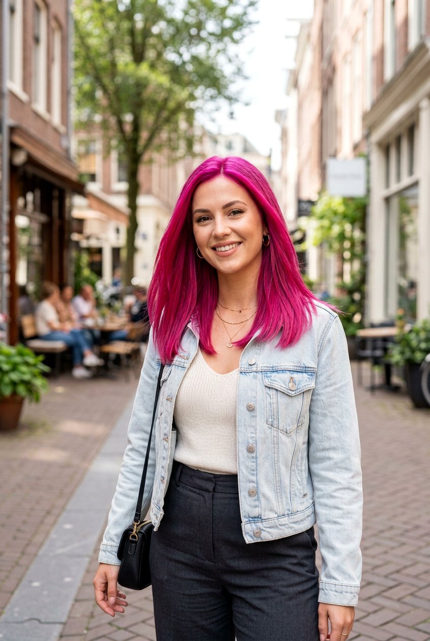 Magenta Pink Hair Color - 20 magenta hair color ideas - 20 magenta hair color ideas