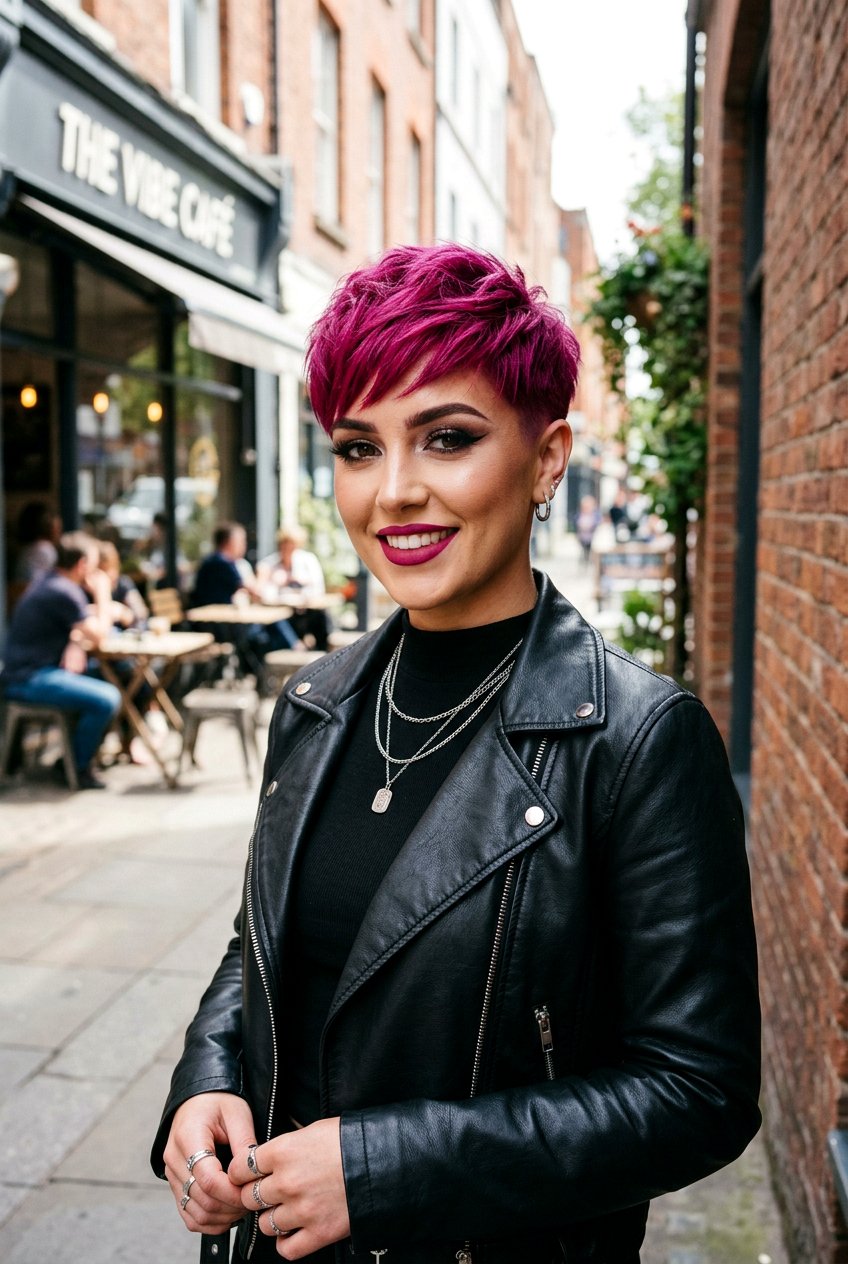 Magenta Pixie Cut Hair Color - 20 magenta hair color ideas - 20 magenta hair color ideas