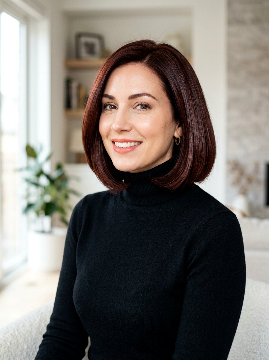 Mahogany Brown Hair Color - 20 warm brunette gray coverage color - 20 warm brunette gray coverage color