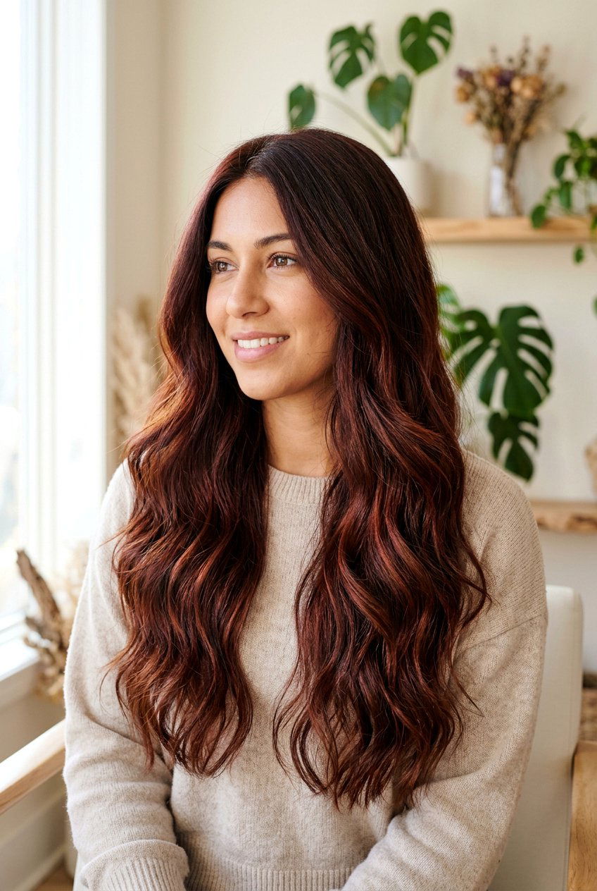 Mahogany Brown Hair Long Hair - 20 hair color ideas for long hair - 20 hair color ideas for long hair