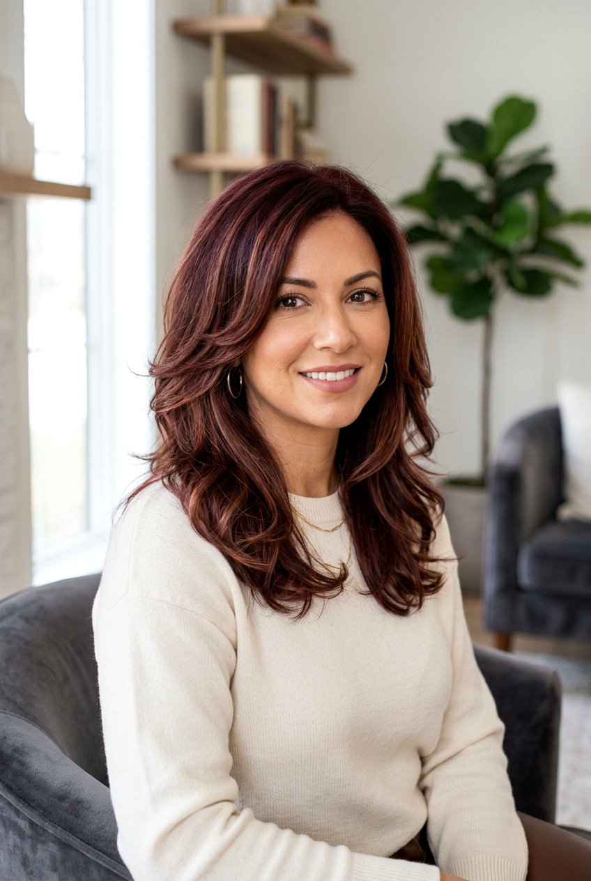 Mahogany Burgundy Hair - 20 burgundy hair color ideas - 20 burgundy hair color ideas