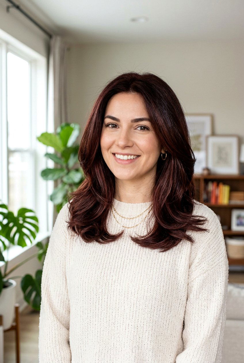 Mahogany Burgundy Hair For Natural Brunettes - 20 mahogany burgundy hair color - 20 mahogany burgundy hair color