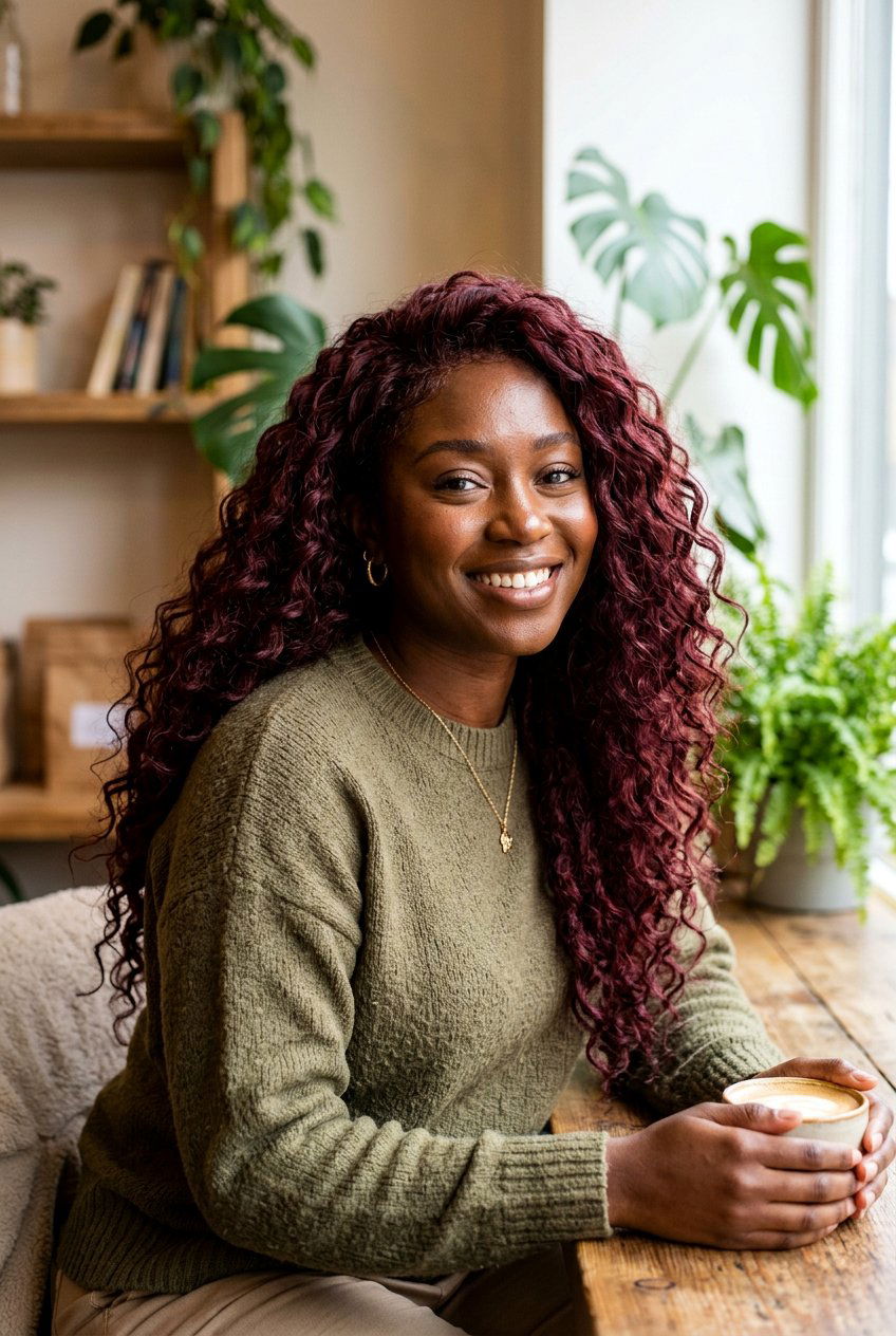 Mahogany Burgundy Hair - 20 burgundy hair color for dark skin - 20 burgundy hair color for dark skin