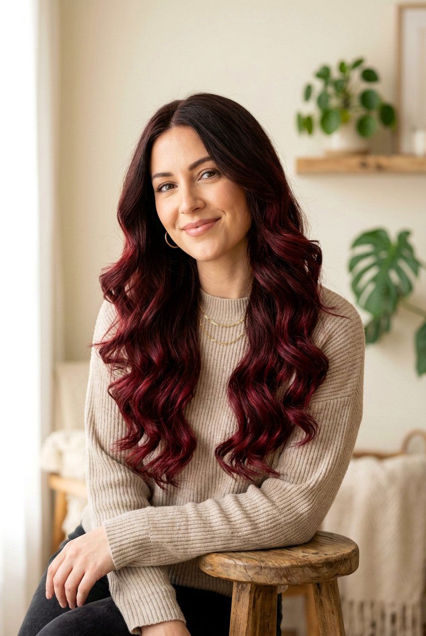 Mahogany Burgundy Ombre Hair - 20 mahogany burgundy hair color - 20 mahogany burgundy hair color