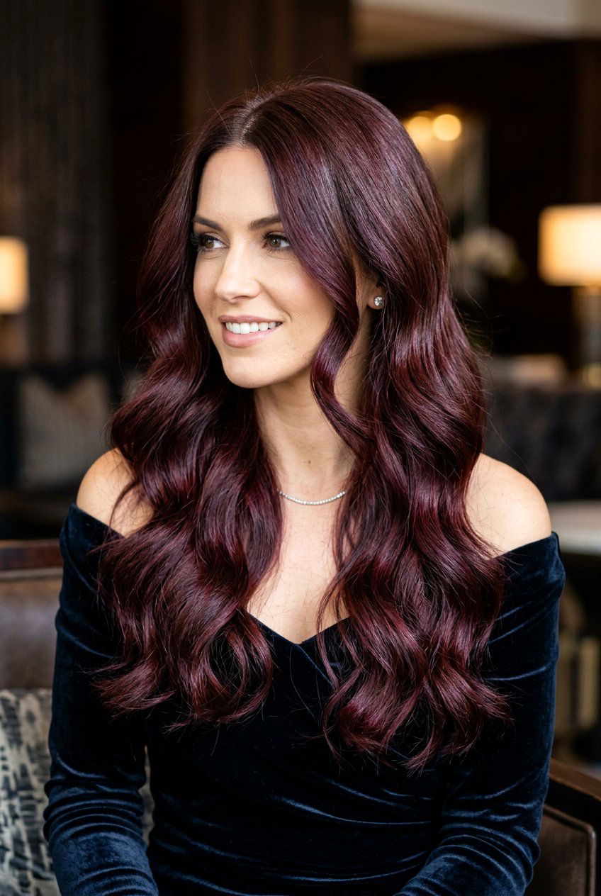 Mahogany Chestnut Brown Hair - 20 glossy chestnut brown hair color - 20 glossy chestnut brown hair color