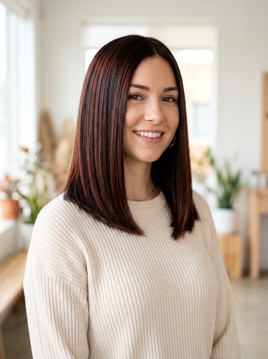 Mahogany Highlights On Dark Brown Hair - 20 spring highlights for dark brown hair - 20 spring highlights for dark brown hair