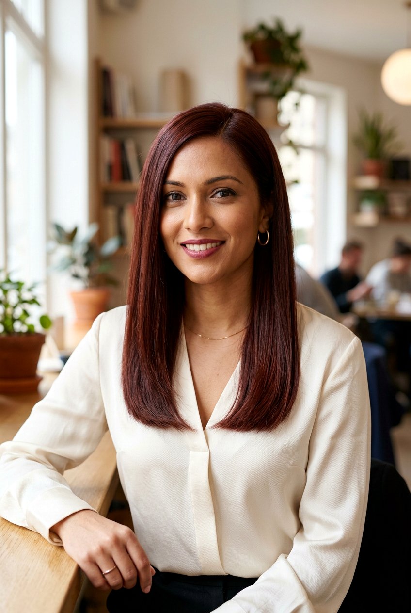 Mahogany Red Brown Hair - 20 fire hair color ideas - 20 fire hair color ideas