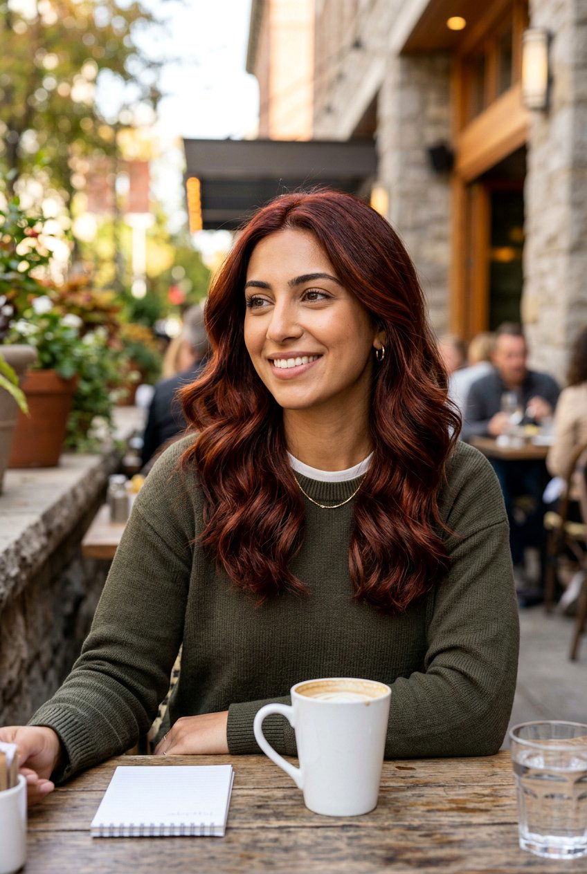 Mahogany Red Hair Color - 20 red hair makeover ideas - 20 red hair makeover ideas