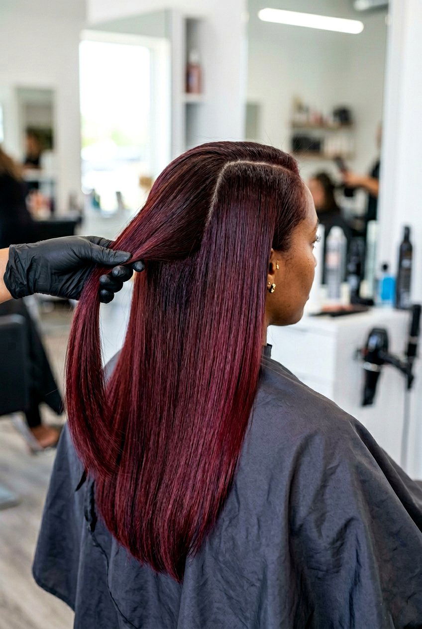 Mahogany Red Root Touch Up - 20 root touch up color ideas - 20 root touch up color ideas