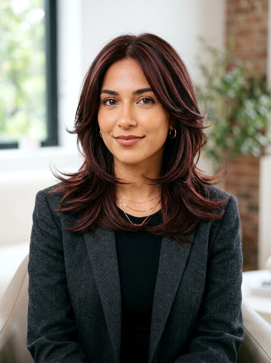 Mahogany Red Wolf Cut - 20 red wolf cut color ideas - 20 red wolf cut color ideas