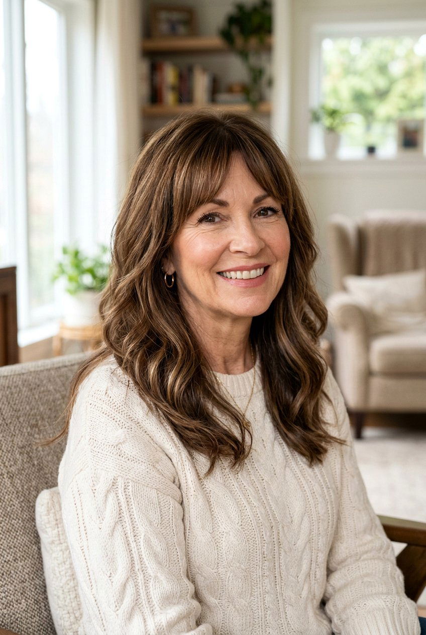 Malted Brown Balayage - 20 soft brunette balayage for older women - 20 soft brunette balayage for older women