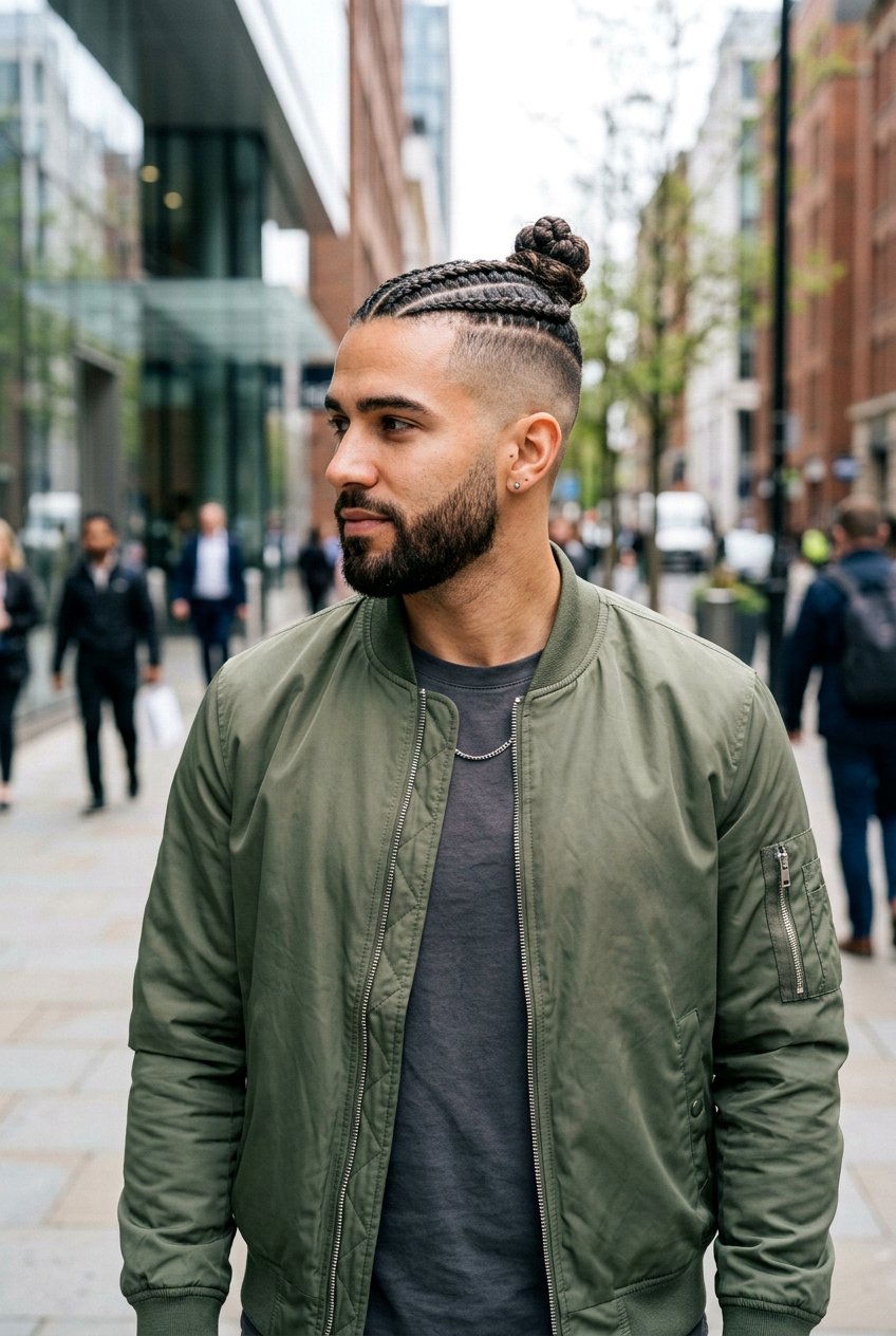 Man Bun Braids Undercut - 20 braids with undercut men - 20 braids with undercut men