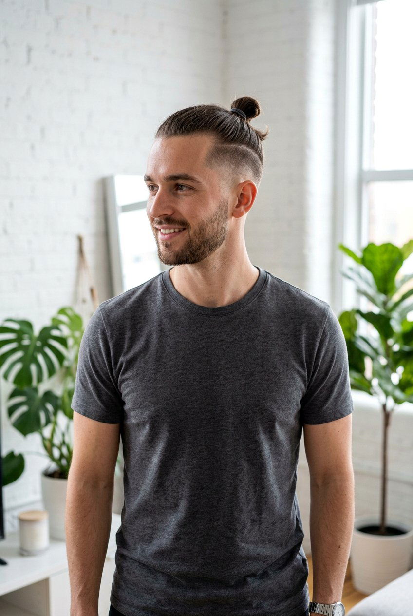 Man Bun Undercut For Thin Hair - 20 man bun with undercut - 20 man bun with undercut