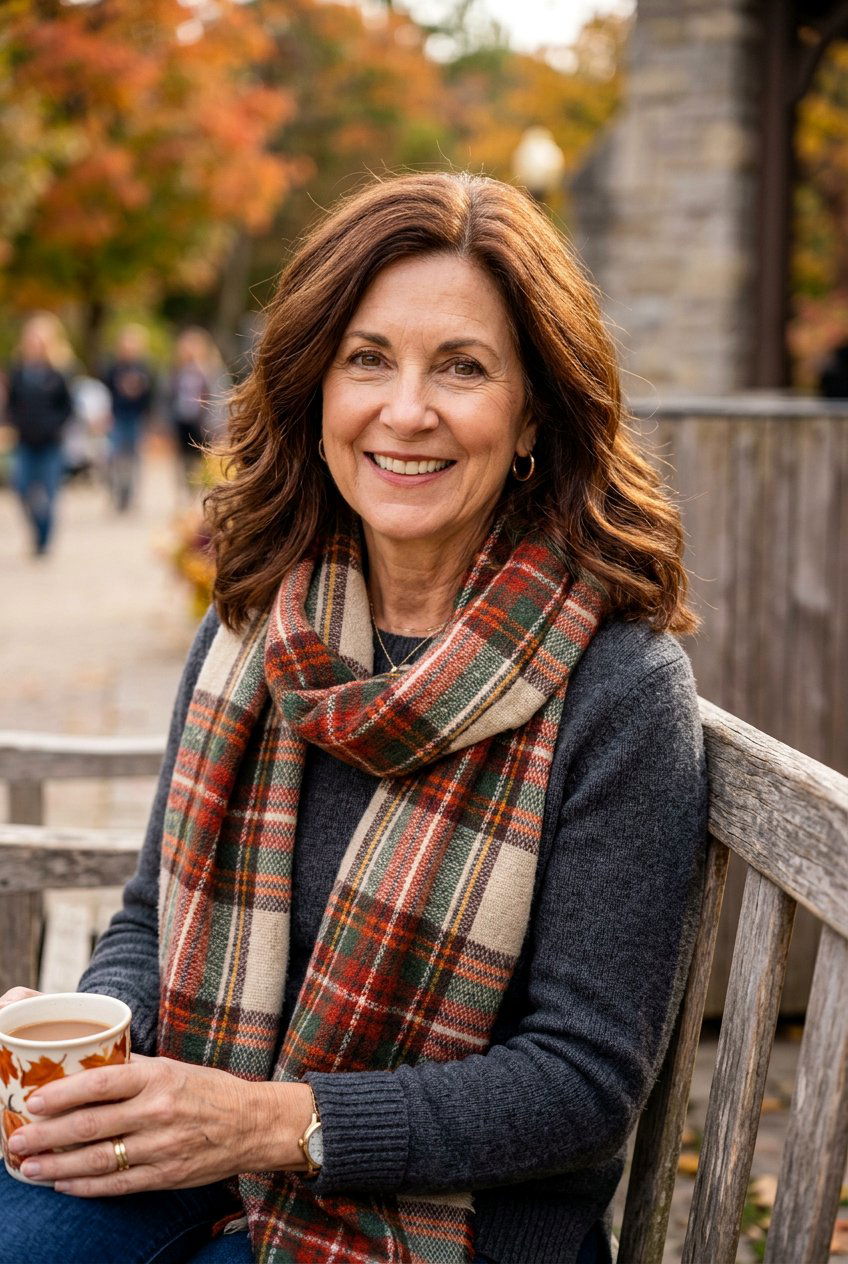 Maple Brown Hair Color - 20 brunette refresh for older women - 20 brunette refresh for older women