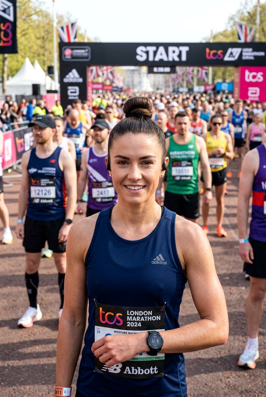 Marathon Ready Top Knot Bun - 20 marathon hairstyles for women - 20 marathon hairstyles for women