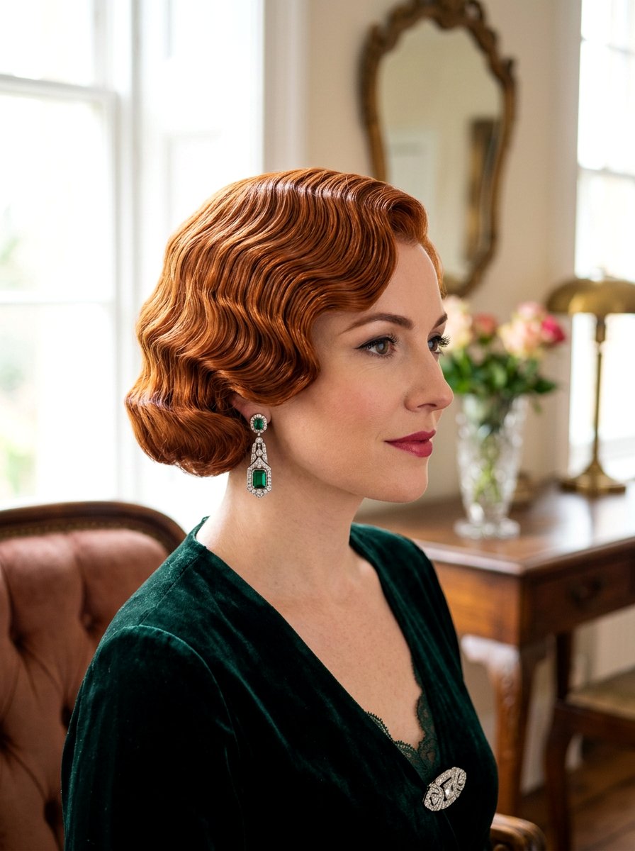 Marcel Wave Bob - 20 old hollywood bob hairstyle - 20 old hollywood bob hairstyle