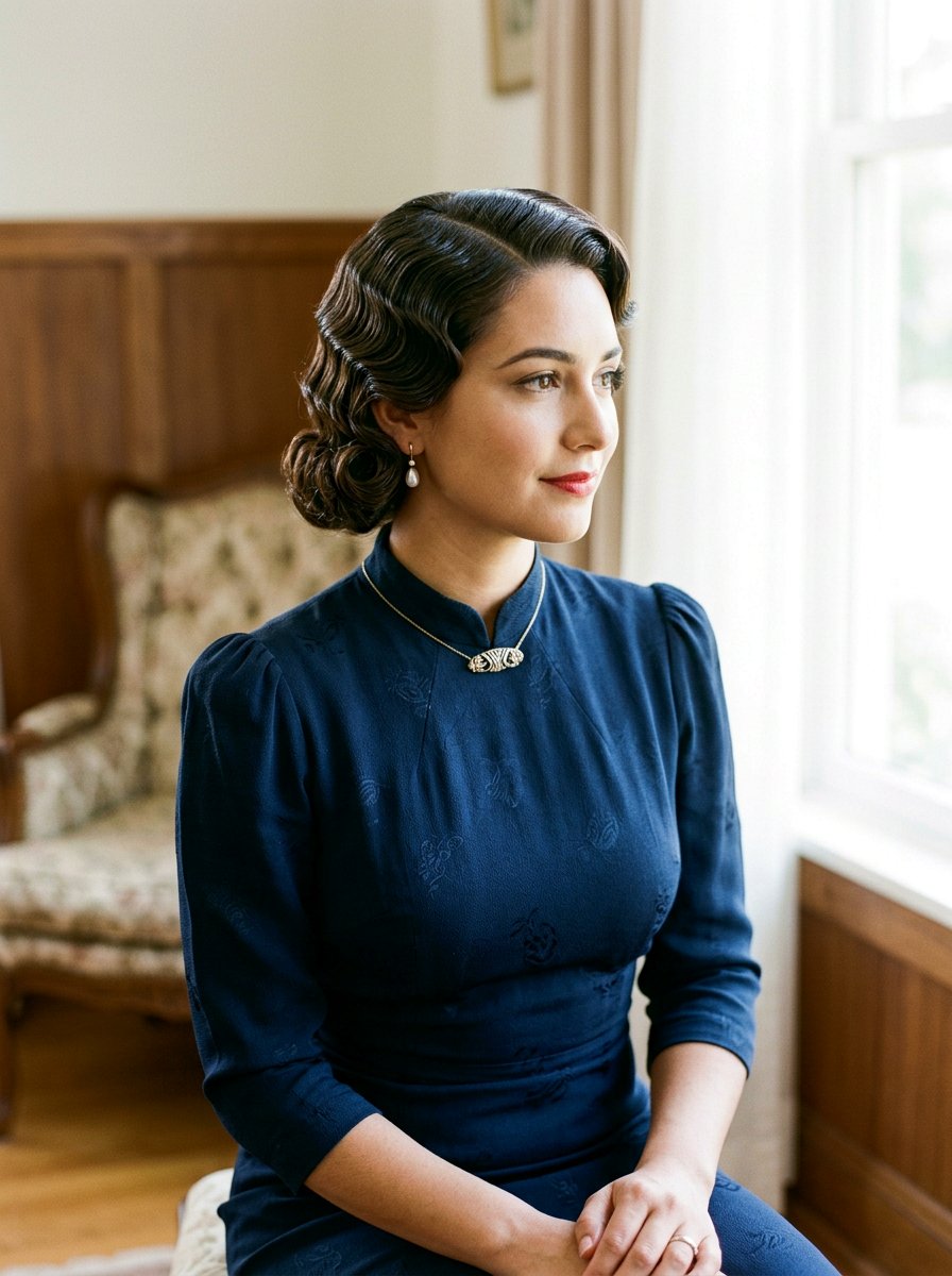 Marcel Wave Hairstyle - 20 glamorous old hollywood hair ideas - 20 glamorous old hollywood hair ideas