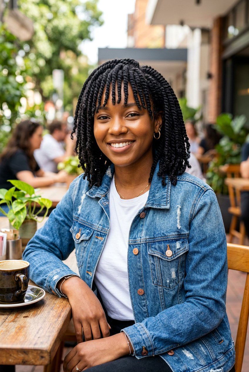 Marley Twist Bob With Bangs - 20 marley twists bob for women - 20 marley twists bob for women