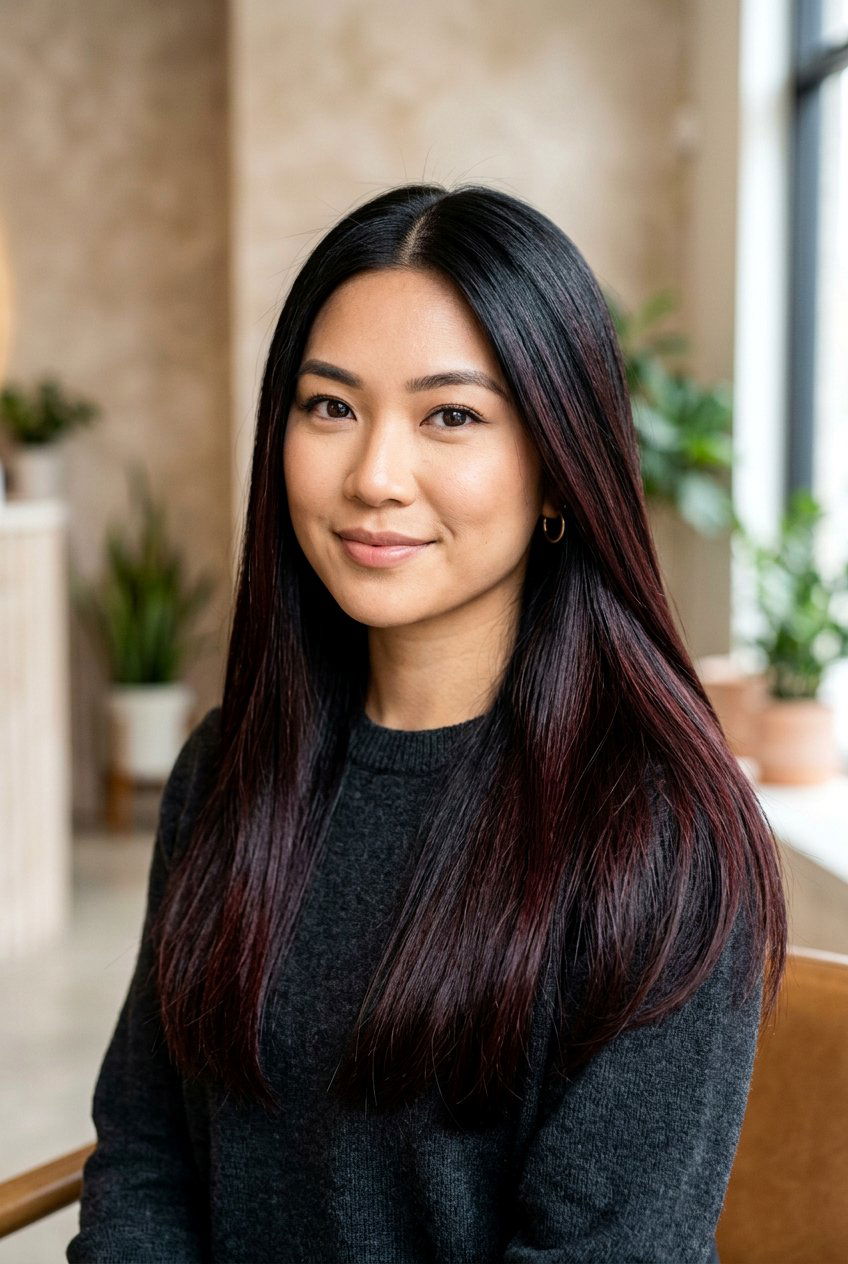 Maroon Highlights Black Hair - 20 black hair with red highlights - 20 black hair with red highlights