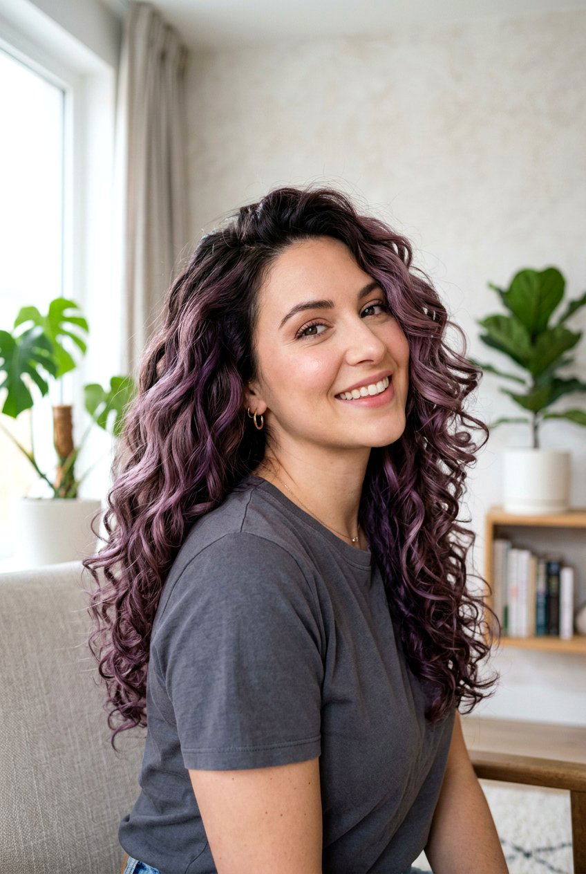 Mauve Balayage On Thick Brunette Hair - 20 mauve balayage on brunette hair - 20 mauve balayage on brunette hair