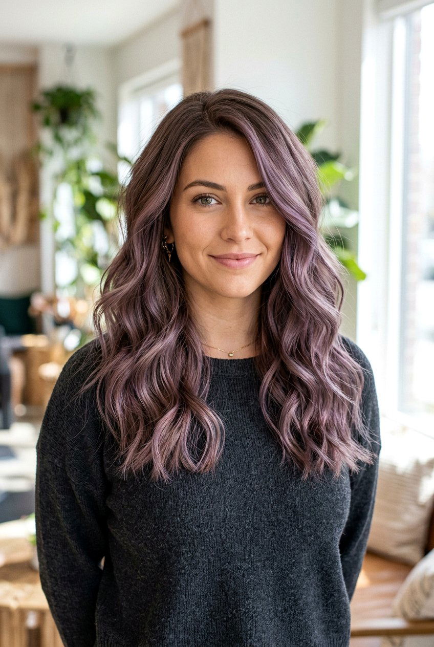 Mauve Brown Hair - 20 cool toned brunette hair - 20 cool toned brunette hair