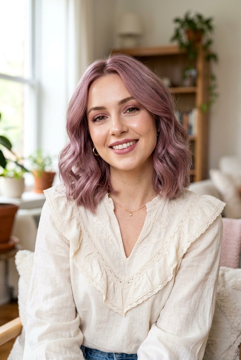 Mauve Pink Hair Color - 20 mauve hair color ideas - 20 mauve hair color ideas