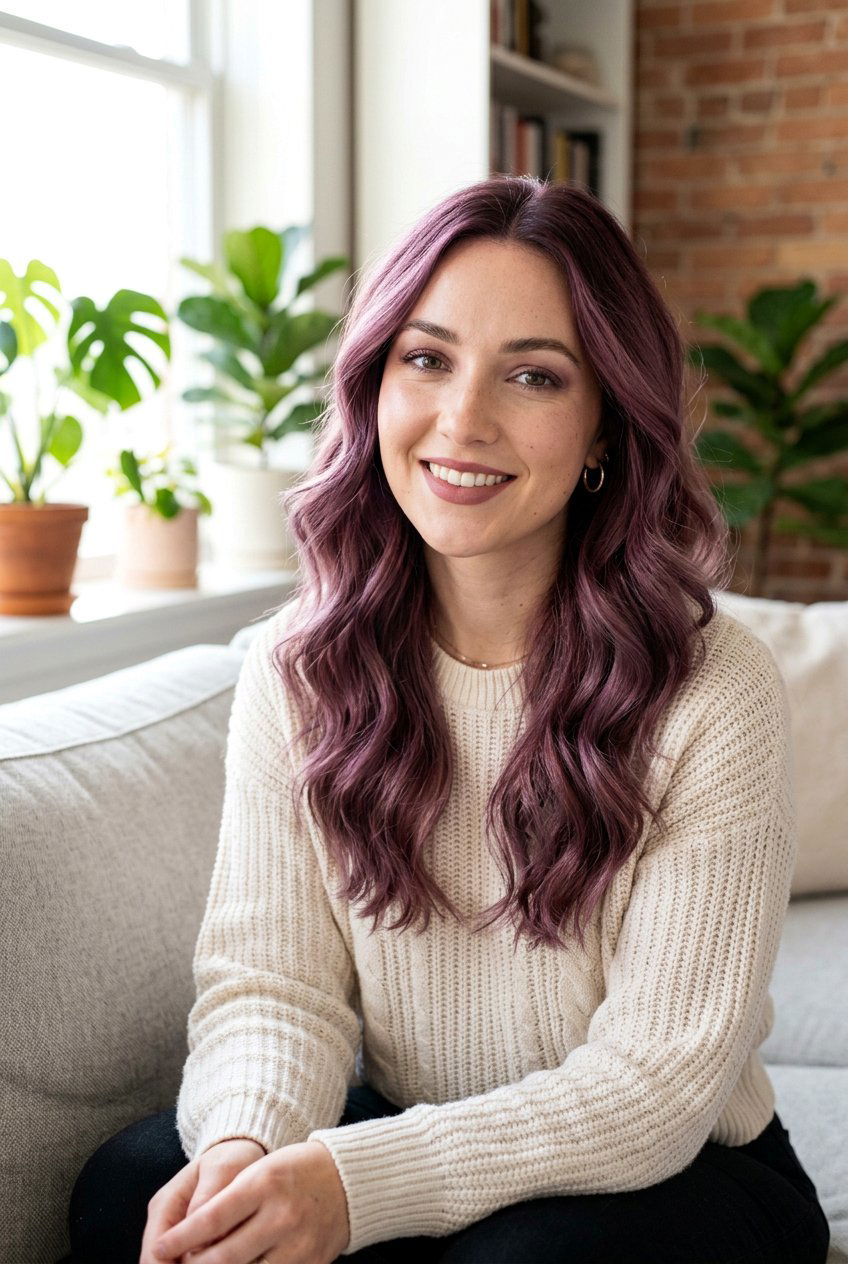 Mauve Plum Hair Color - 20 mauve hair color ideas - 20 mauve hair color ideas