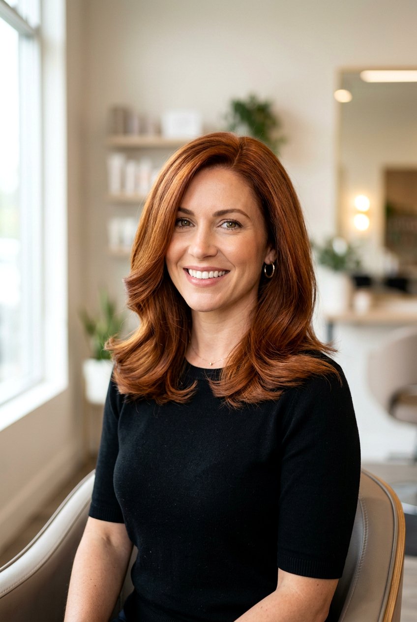 Medium Auburn Hair - 20 ginger hair color ideas - 20 ginger hair color ideas