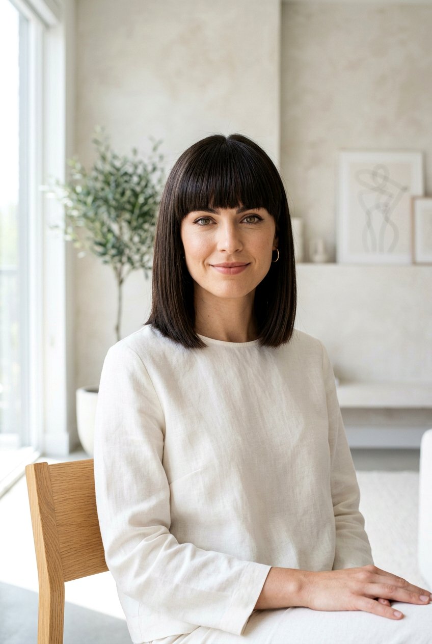 Medium Blunt Bob With Full Bangs - 20 medium hair with blunt bangs - 20 medium hair with blunt bangs