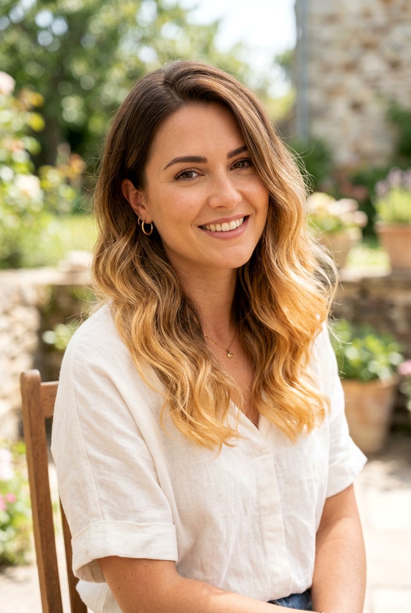 Medium Brown to Golden Blonde Soft Ombre - 20 soft ombre on brown hair - 20 soft ombre on brown hair