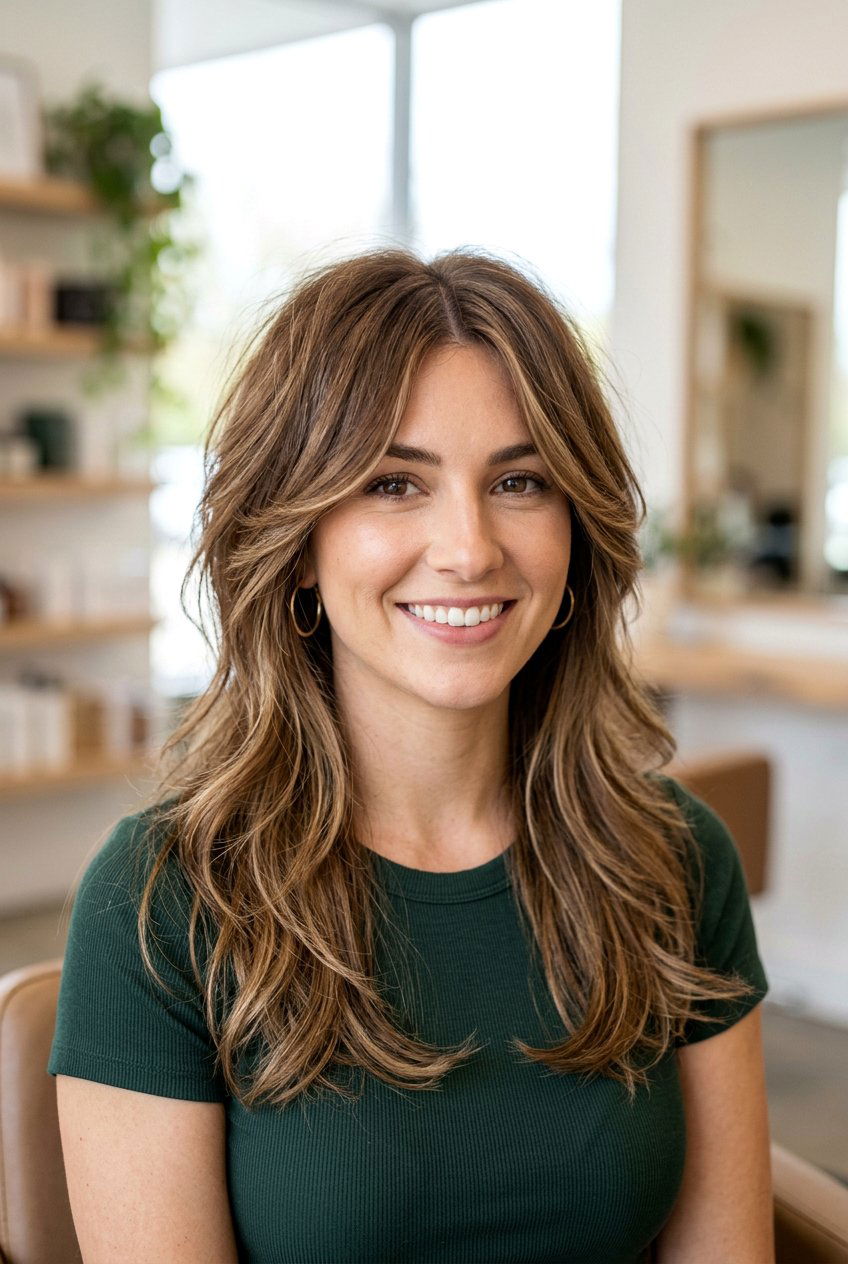 Medium Butterfly Cut for Heart Shaped Face - 20 medium haircut for heart shaped face women - 20 medium haircut for heart shaped face women