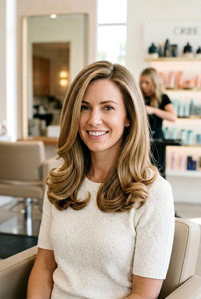 Medium C Curl Blowout Haircut - 20 salon haircut ideas for medium hair - 20 salon haircut ideas for medium hair