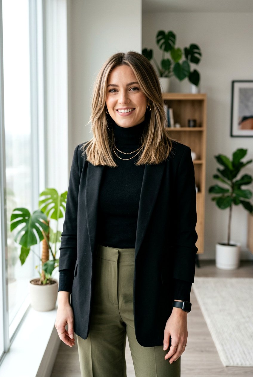 Medium Choppy Layers With Blunt Base - 20 medium haircut with choppy layers - 20 medium haircut with choppy layers