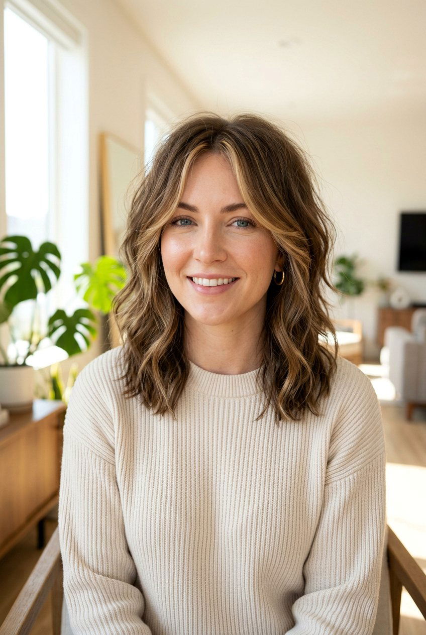 Medium Choppy Layers With Face Framing Pieces - 20 medium haircut with choppy layers - 20 medium haircut with choppy layers