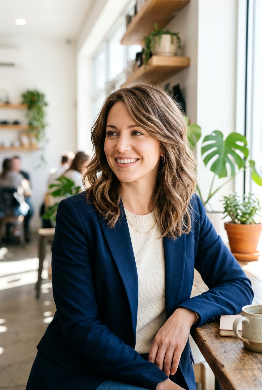 Medium Choppy Layers With Soft Waves - 20 medium haircut with choppy layers - 20 medium haircut with choppy layers