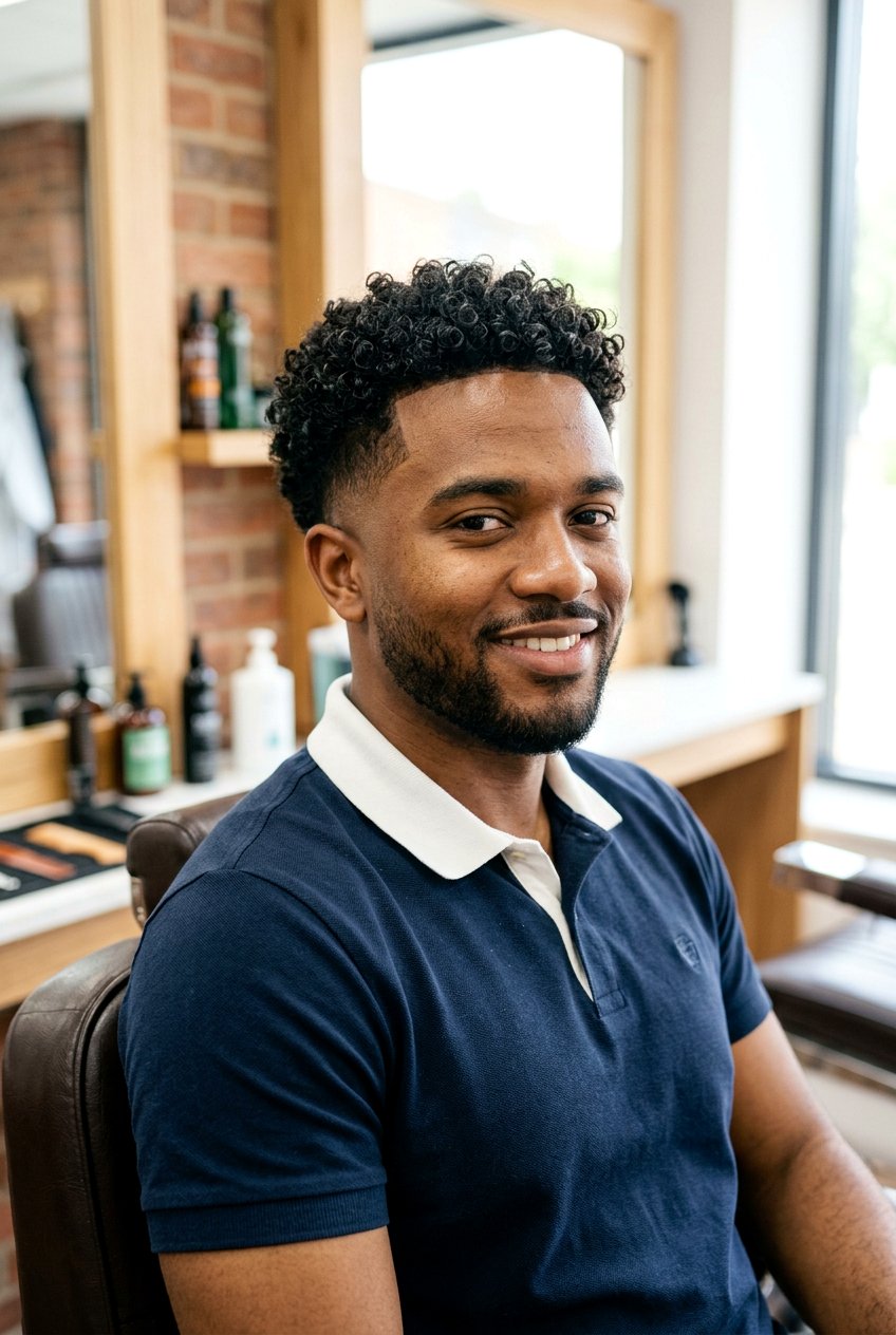 Medium Curly Hair Taper - 20 men curly taper for business casual - 20 men curly taper for business casual