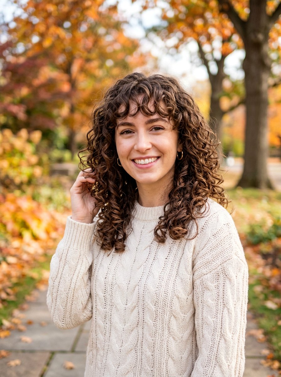 Medium Curly Hair With Bangs - 20 curly hairstyle ideas for women - 20 curly hairstyle ideas for women