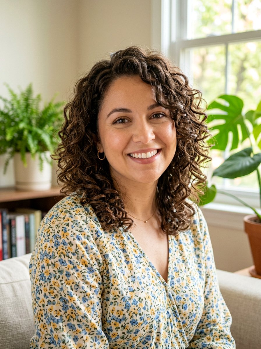 Medium Curly Layered Haircut For Round Face - 20 curly layered haircut for round face women - 20 curly layered haircut for round face women