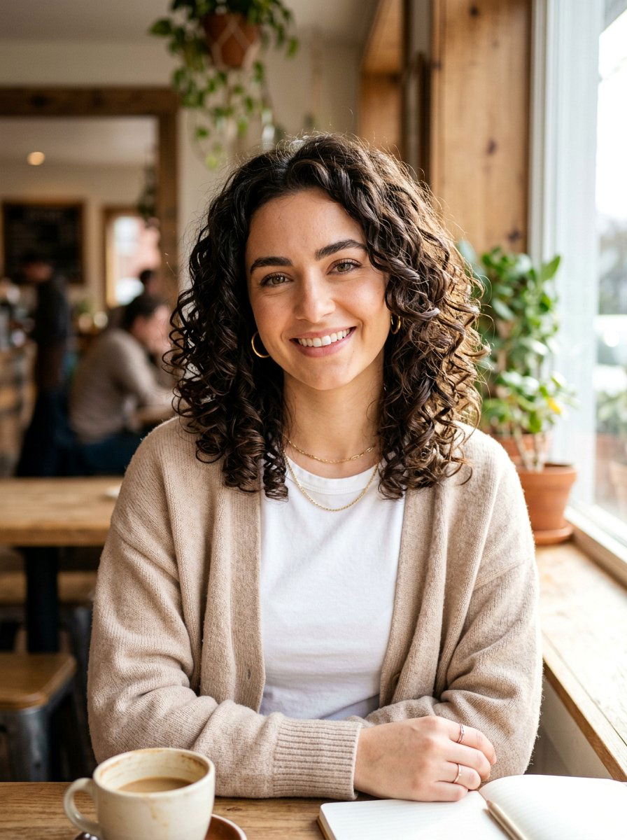 Medium Curly Lob Haircut - 20 haircut for dense curly hair - 20 haircut for dense curly hair