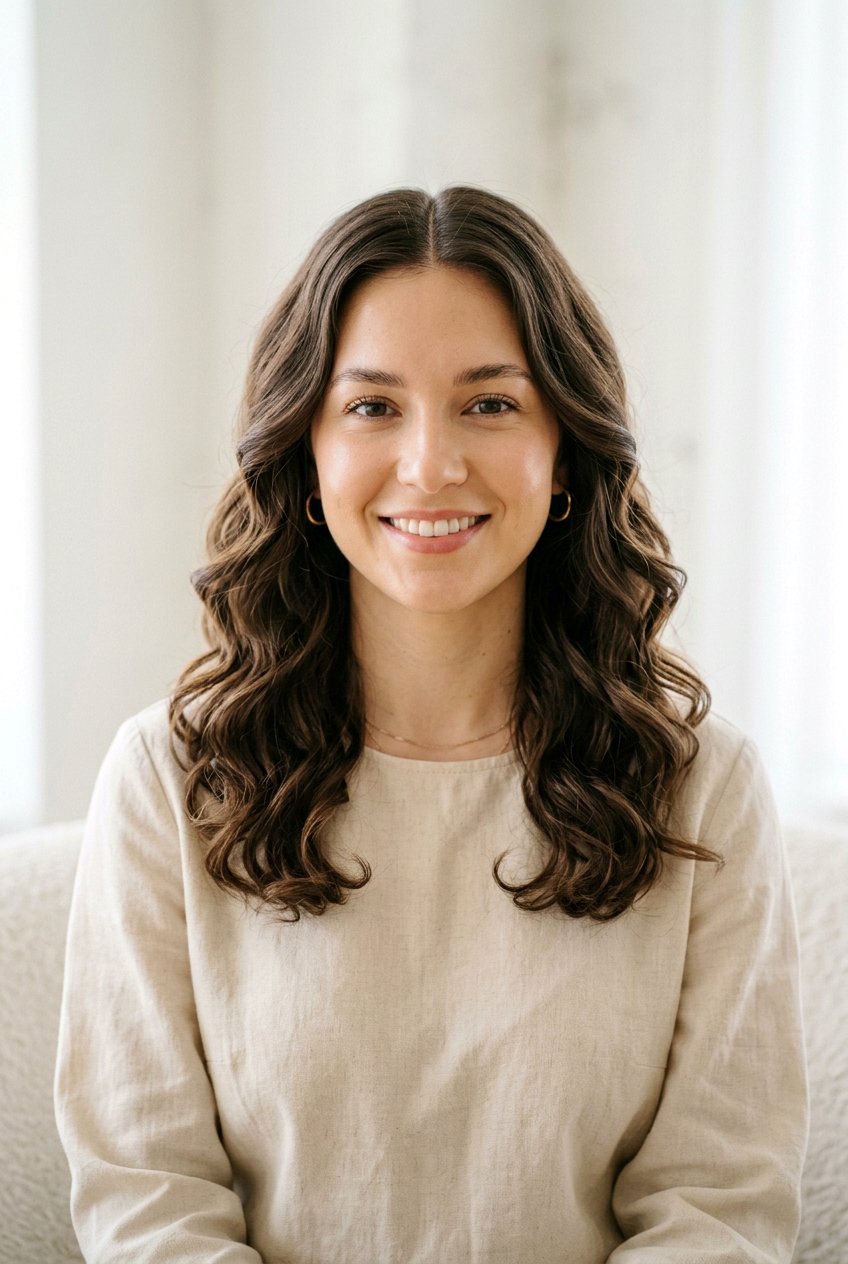 Medium Digital Perm With Center Part - 20 digital perm for medium length hair - 20 digital perm for medium length hair