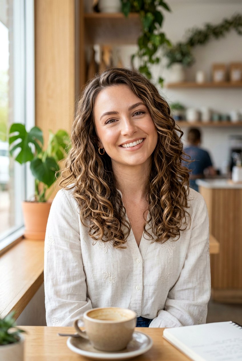 Medium Digital Perm With Subtle Balayage - 20 digital perm for medium length hair - 20 digital perm for medium length hair