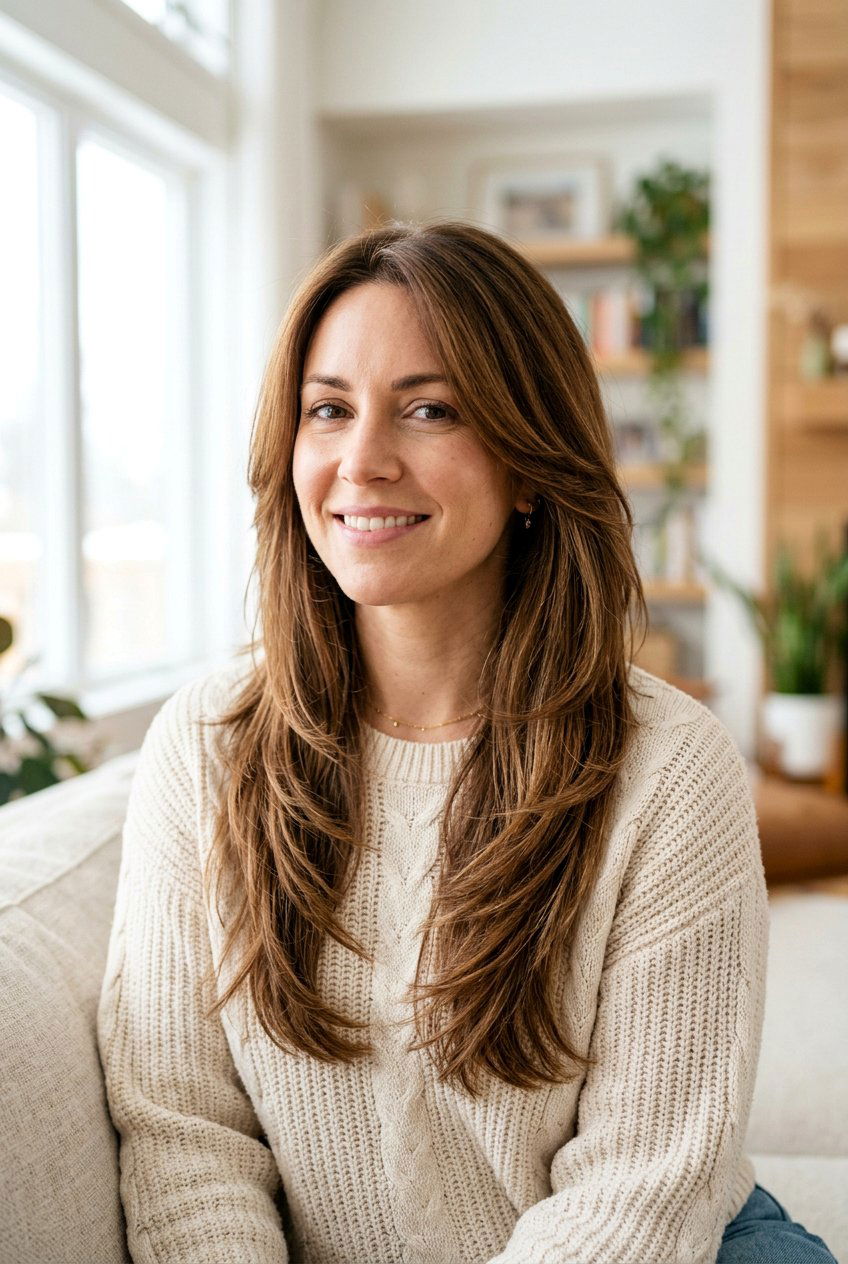 Medium Feather Cut With Long Layers - 20 feather cut for medium hair - 20 feather cut for medium hair