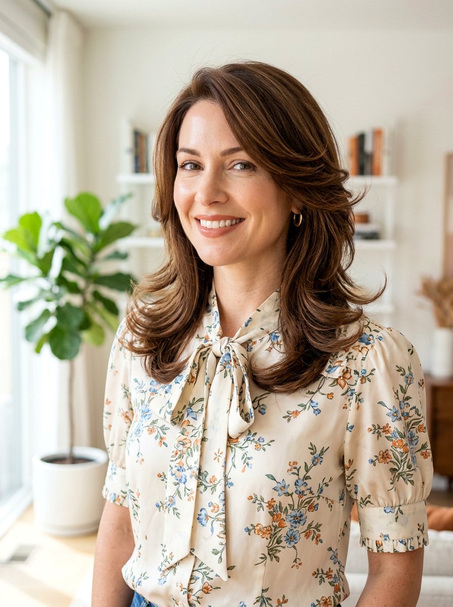 Medium Feathered Layered Haircut - 20 cute layered haircut ideas for women - 20 cute layered haircut ideas for women