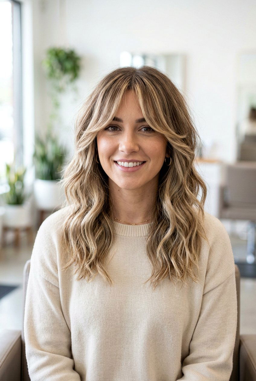 20 Stunning Medium Hair With Curtain Bangs to Inspire You