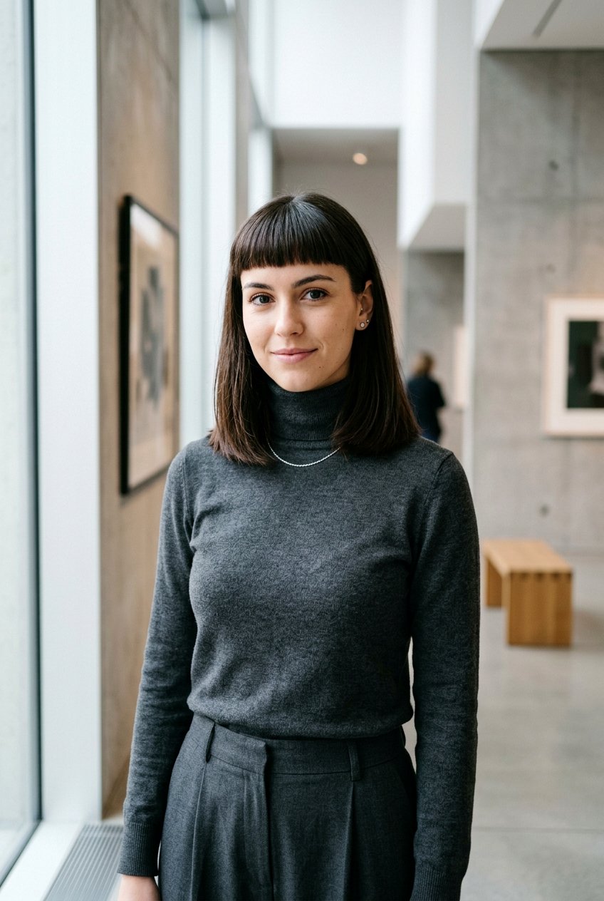 Medium Hair With Micro Blunt Bangs - 20 medium hair with blunt bangs - 20 medium hair with blunt bangs